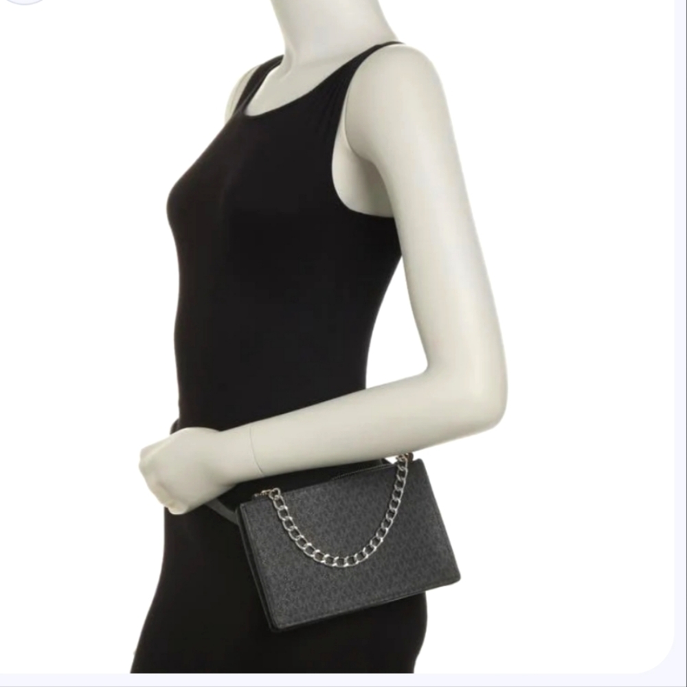 Michael Kors Pull Chain Leather Belt bag
